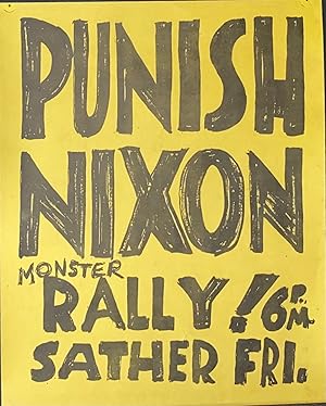 Punish Nixon / Monster Rally! [handbill]