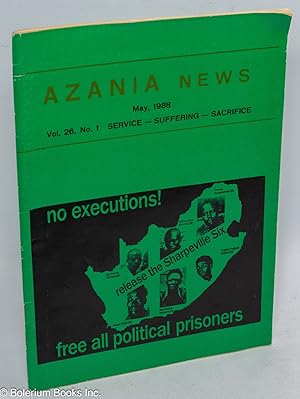 Azania News. Volume 26 no. 1 (May, 1988)