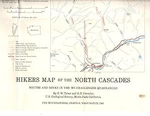 Hikers Map of the North Cascades