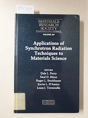 Image du vendeur pour Applications of Synchrotron Radiation Techniques to Materials Science: Volume 307 (Materials Research Society Symposium Proceedings) : mis en vente par Versand-Antiquariat Konrad von Agris e.K.