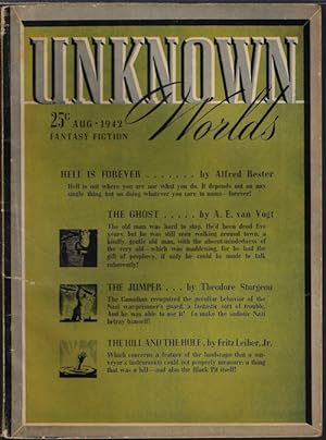 Immagine del venditore per UNKNOWN Worlds: August, Aug. 1942 venduto da Books from the Crypt