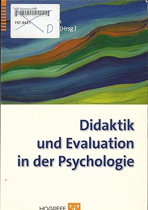 Seller image for Didaktik und Evaluation in der Psychologie for sale by avelibro OHG