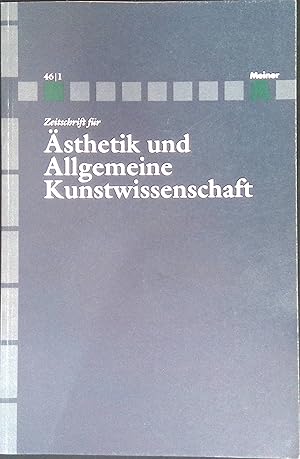 Seller image for Paradoxien der Prosa - in: Zeitschrift fr sthetik und Allgemeine Kunstwissenschaft. Heft 46/1, Jahrgang 2001. for sale by books4less (Versandantiquariat Petra Gros GmbH & Co. KG)