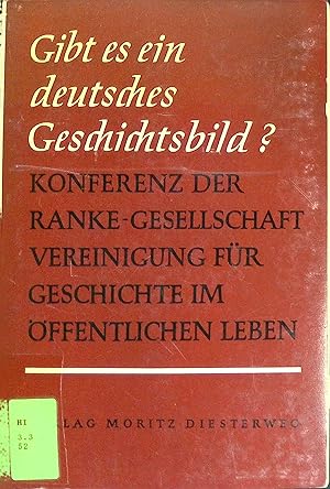 Imagen del vendedor de Reich und Reichsidee - in: Gibt es ein deutsches Geschichtsbild? Konferenzen der Ranke-Gesellschaft Vereinigung fr Geschichte im ffentlichen Leben. Jahrbuch der Ranke-Gesellschaft 1954. a la venta por books4less (Versandantiquariat Petra Gros GmbH & Co. KG)