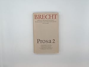 Bild des Verkufers fr Brecht, Bertolt: Werke; Teil: Bd. 17. Prosa. zum Verkauf von Buchschloss