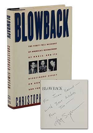 Immagine del venditore per Blowback: America's Recruitment of Nazis and Its Effects on the Cold War venduto da Burnside Rare Books, ABAA