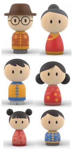 Seller image for Bitty Bao Wooden Asian Family Toy Set [Misc. Supplies ] for sale by booksXpress