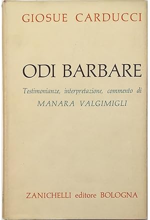 Seller image for Odi barbare for sale by Libreria Tara