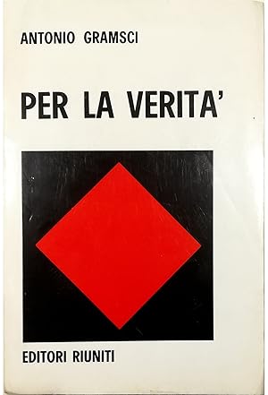 Imagen del vendedor de Per la verit Scritti 1913-1926 a la venta por Libreria Tara