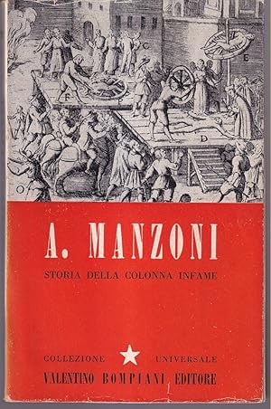 Immagine del venditore per Storia della colonna infame A cura di Giancarlo Vigorelli venduto da Libreria Tara