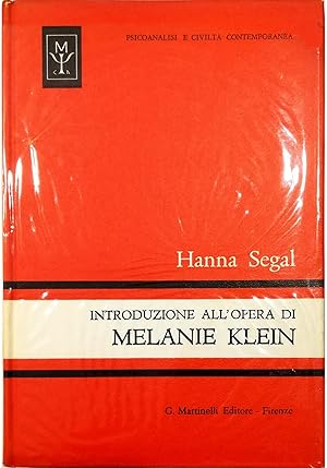 Imagen del vendedor de Introduzione all'opera di Melanie Klein a la venta por Libreria Tara