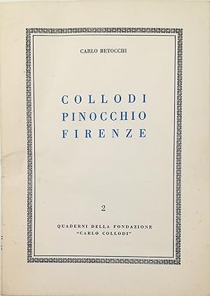 Collodi, Pinocchio, Firenze
