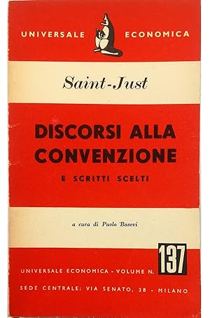 Immagine del venditore per Discorsi alla Convenzione e scritti scelti venduto da Libreria Tara