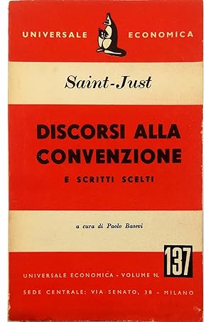 Immagine del venditore per Discorsi alla Convenzione e scritti scelti venduto da Libreria Tara