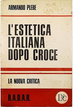 Seller image for L'estetica italiana dopo Croce for sale by Libreria Tara