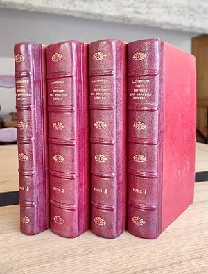 Histoire naturelle des Drogues simples (4 volumes) ou cours d'histoire naturelle professé à l'éco...