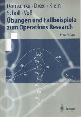 Seller image for bungen und Fallbeispiele zum Operations Research. for sale by Leonardu