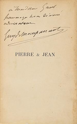 Image du vendeur pour Pierre et Jean. mis en vente par Librairie Pierre Adrien Yvinec