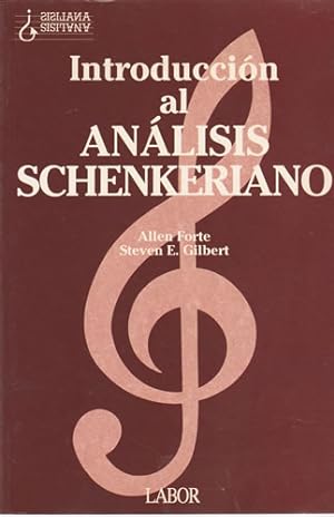 Image du vendeur pour Introduccin al anlisis Schenkeriano mis en vente par Librera Cajn Desastre