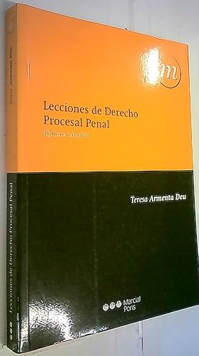 Imagen del vendedor de Lecciones de derecho procesal penal a la venta por Librera La Candela