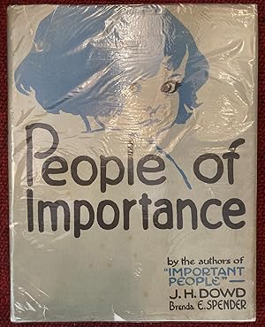 Seller image for PEOPLE OF IMPORTANCE. for sale by Graham York Rare Books ABA ILAB