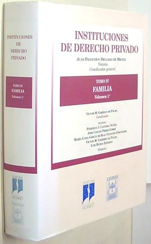 Imagen del vendedor de Instituciones de derecho privado. Tomo IV: Familia. Volumen 1 a la venta por Librera La Candela