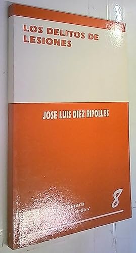 Seller image for Los delitos de lesiones for sale by Librera La Candela