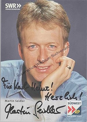 Bild des Verkufers fr Original Autogramm Martin Seidler /// Autograph signiert signed signee zum Verkauf von Antiquariat im Kaiserviertel | Wimbauer Buchversand