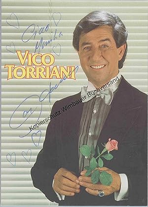 Seller image for Original Autogramm Vico Torriani (1920-1998) /// Autograph signiert signed signee for sale by Antiquariat im Kaiserviertel | Wimbauer Buchversand