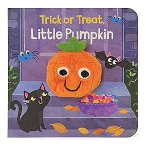 Bild des Verkufers fr Trick or Treat, Little Pumpkin (Children's Interactive Finger Puppet Board Book) zum Verkauf von WeBuyBooks