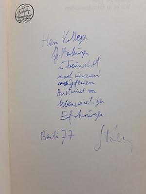 Immagine del venditore per Summa technologiae. SIGNIERTES WIDMUNGSEXEMPLAR. Mit einem Vorwort des Autors zur deutschen Ausgabe. Aus dem Polnischen bersetzt von Friedrich Griese. venduto da Antiquariat Bcherwurm