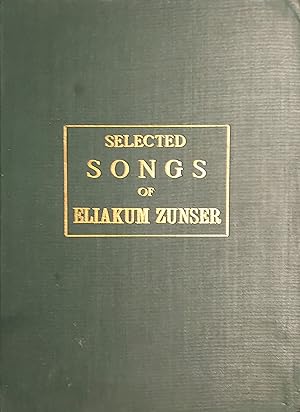 Selected Songs of Eliakum Zunser
