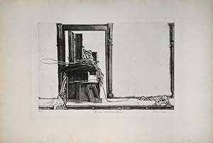 Aus der Requisitenkammer. [19]71. [Signierte Original-Radierung / signed original etching].