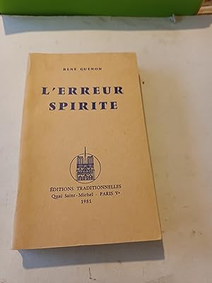 L'ERREUR SPIRITE