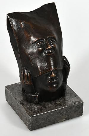 Der Schauspieler. [1980]. [Bronzeplastik / bronze].