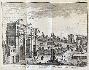 VESTIGI DELL'ARCO DI COSTANTINO IMPERATORE IN ROMA,