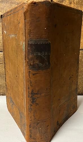 1826 Boston Area Business Ledger with the first [21] pages used for news clippings