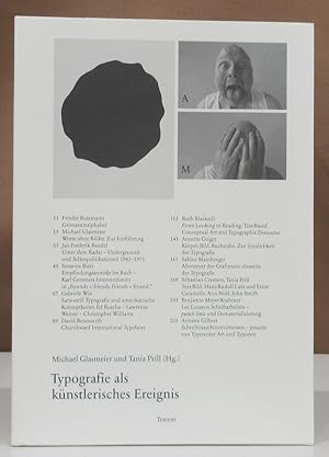 Bild des Verkufers fr Typografie als knstlerisches Ereignis. zum Verkauf von Dieter Eckert