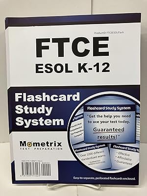 Immagine del venditore per FTCE ESOL K-12 Flashcard Study System: FTCE Test Practice Questions & Exam Review for the Florida Teacher Certification Examinations venduto da Chamblin Bookmine