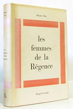 Bild des Verkufers fr LES FEMMES DE LA REGENCE zum Verkauf von Ammareal