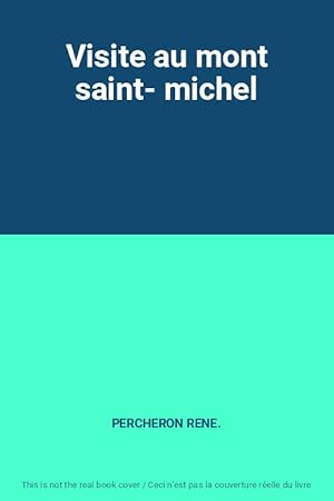 Seller image for Visite au mont saint- michel for sale by Ammareal