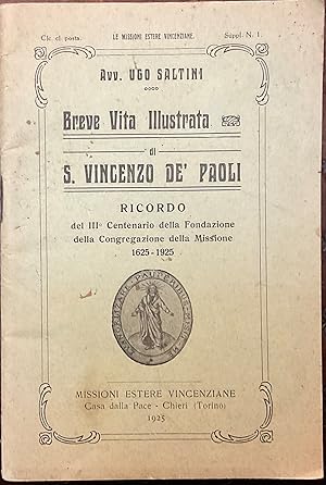 Breve vita illustrata di S. Vincenzo De' Paoli