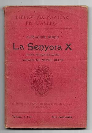 La Senyora X. Biblioteca Popular de L'Avenç nº 113 1910