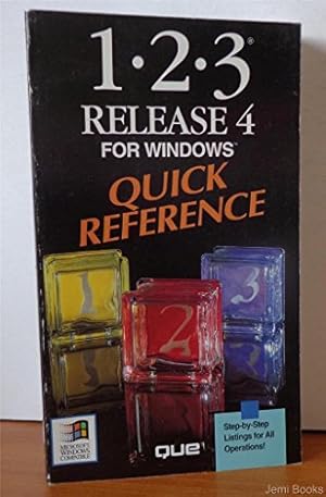 Seller image for 1-2-3 Release 4 for Windows Quick Reference (Que Quick Reference) for sale by -OnTimeBooks-