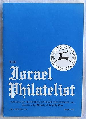 Bild des Verkufers fr The Israel Philatelist Vol. XXXXI No. 9/10 October 1990 zum Verkauf von Argyl Houser, Bookseller