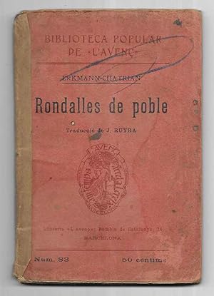 Rondalles de Poble . Biblioteca Popular de L'Avenç nº 83 1908