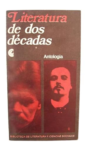 Literatura De Dos Décadas (1900-1920) Antología