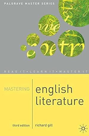 Immagine del venditore per Mastering English Literature: Third Edition: 34 (Macmillan Master Series) venduto da WeBuyBooks
