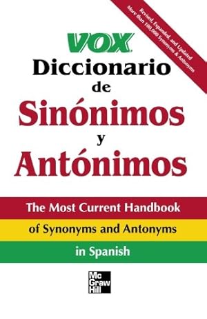 Imagen del vendedor de Vox Diccionario De Sinonimos Y Antonimos a la venta por ZBK Books