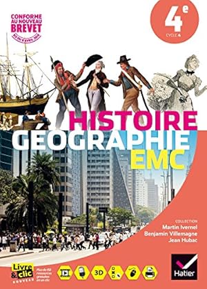 Seller image for Histoire-Géographie Enseignement Moral et Civique 4e éd. 2016 - Manuel de l'élève for sale by ZBK Books